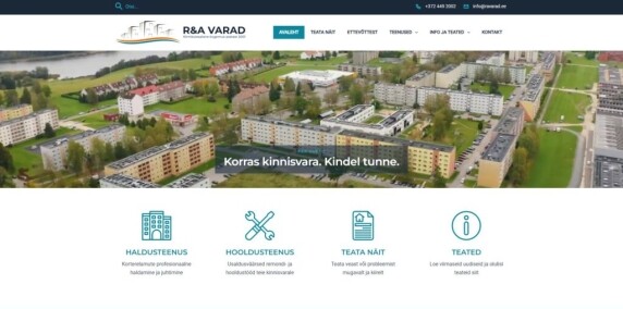 Ravarad.ee uus veebileht